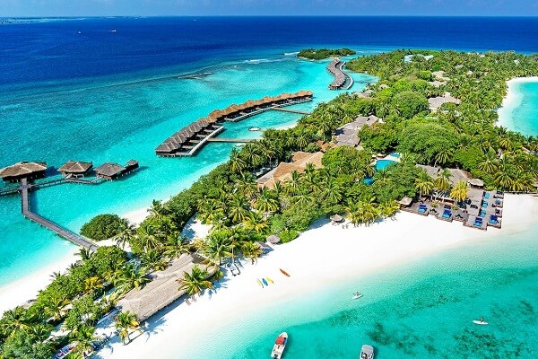 Sheraton Maldives Full Moon Resort Best Aerial View