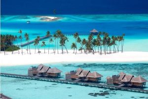 Aerial View of Gili Lankanfushi Maldives